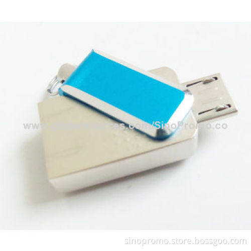 Smartphone Mini OTG USB Drive, OEM Services Provided, Up to 32GB Capacity